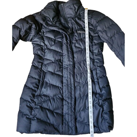 Marmot Down Coat Stollbridge Women's Medium Mid-length Black 700 Fill *Flawed* - Picture 8 of 8